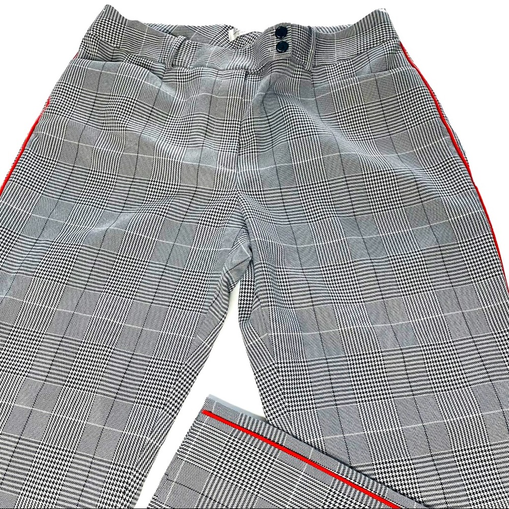 Tahari Arthur S. Lavine Plaid Petite Pants  8 8P - Picture 1 of 9